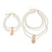 Light Luxury Pearl Bead Necklace Fashionable Ins Metal Pattern Heart Pendant Collarbone Chain_ipsvogv.com