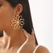 E13043ZA new exaggerated hollow out large alloy flower light luxury style earrings_ipsvogv.com