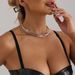 Metal Light Luxury Collar Necklace Women Ins Style Temperament Fashion Elegant Choker Necklace_ipsvogv.com