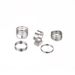Spring Geometric Cross Wide Edition Smooth 5-piece Set Of Index Finger Ring Bracelet_ipsvogv.com
