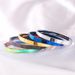 Unisex Jewelry Fashion Titanium steel bracelet simple smooth bracelet gold plated cold style does not fade niche couple bracelet_ipsvogv.com