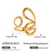 Women's Jewelry Stainless Steel Liquid Irregular Adjustable Opening Ring Niche Design Titanium Steel Ring_ipsvogv.com