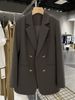 Women's Coat Long Sleeve Blazers Elegant Solid Color_ipsvogv.com