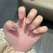 Hot Selling Fairy Like Pure Desire Three-dimensional Butterfly Cat Eye with Diamond Wearing Nail Patches 30 Handmade Phototherapy Nails_ipsvogv.com