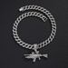 hop New Product Hot Selling Full Diamond Sniper Gun Alloy Pendant Personalized Design Hip Hop Necklace_ipsvogv.com