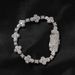 Women's Jewelry Minimalist Fashion 10mm Cross Flower Bracelet With Micro-Pavé Zirconia For Elegant Shine_ipsvogv.com
