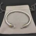 Bangle DY twisted bracelet classic bracelets designer braclet man fashion gold sier pearl cross diamond womens jewelry_ipsvogv.com