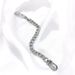 Stainless Cuban Hip Hop Titanium Steel Encrypted Round Polished Strap Buckle Bracelet Men's Accessories_ipsvogv.com