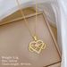 【 】 Wrapped Love, Fashionable, Light Luxury, Gorgeous, Full Diamond Necklace, Women's Versatile Clavicle Chain, Titanium_ipsvogv.com