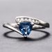 Cao Shi's New Handicraft Twisted Micro Inlaid Ink Blue Zircon Ring Romantic Light Style Women's Ring_ipsvogv.com