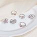 Star Pink Super Sparkling Diamond Inlaid Zircon Open Ring, Light Luxury Bow, Niche Design, Fairy Tale Girl Heart Ring_ipsvogv.com