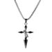 Cross Pendant Necklace With Loop, Japanese Korean Fashion Minimalist, Men Women's Trend, Hip-hop Versatile, Autumn And_ipsvogv.com