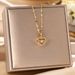 Korean Fashion Titanium Steel Necklace, Women's Agile Love Angel Wings, Zircon Pendant Temperament, Internet Famous_ipsvogv.com