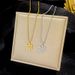 Body 【 Full Titanium Steel 】 Snowflake Fluttering In A Minimalist Wind Furnace, Real Gold Necklace For Women, Ins Mesh 【 】 Furnace, Women,_ipsvogv.com