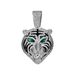 Domineering Alloy 3D Full Tiger Head Pendant Men's Hip-Hop Cool Personality Inlaid Diamond Necklace_ipsvogv.com