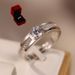 Live Luxury Wedding Simulation Diamond For Men And Women One Pair Adjustable Proposal Ring Props_ipsvogv.com