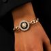 Unisex Fashionable And Personalized Geometric Round Square Honey Lion Diamond Bracelet_ipsvogv.com