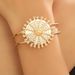 Fashion Jewelry Women's Gold Arm New Exaggerated Bohemian Style Bracelet_ipsvogv.com