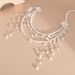 Fashion Pearl Bead Tassel Waist Waist Sexy Layered Flower Body Chain_ipsvogv.com
