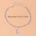 Exquisite niche design ins style net red star and moon anklet beach versatile diamond pendant foot ornament female anklet_ipsvogv.com