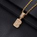 Hip Hop Rock Sugar Letter Pendant Zircon Personalized Accessory Niche Design Men's Necklace_ipsvogv.com