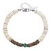 New Maillard Color Freshwater Shell Wood Beads Beaded Bracelet Niche Men's Stainless Steel Stone Bracelet Women_ipsvogv.com