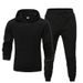 Men's Clothing men's casual sports fitness solid color sweatshirt suit hooded sweatshirt_ipsvogv.com