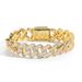 Unisex New 16mmT Square Mixed Inlaid Zircon Cuban Chain Personality Trendy Men's Hip Hop Bracelet Niche Fashion Accessories_ipsvogv.com