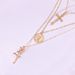 Queen head portrait pendant necklace for women Temperament multi layer rose necklace_ipsvogv.com