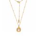 Sterling silver necklace female mother shell sugar autumn and winter sweater chain high sense niche ins temperament jewelry accessories_ipsvogv.com