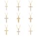 Fashion Cross Micro Inlaid Necklace Popular Women's Fashion Accessories Japanese And Korean Cross Pendant Gift Clavicle Chain_ipsvogv.com