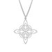 Nordic Celtic Eternal Triangle Knot Neutral Style Titanium Steel Necklace Simple Genderless Niche Art Pendant_ipsvogv.com