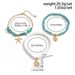 3-Piece Set Of Conch Soft Pottery Turquoise Anklet Setsummer Celebrity Temperament Seaside Travel Photography With Accessories Tide_ipsvogv.com