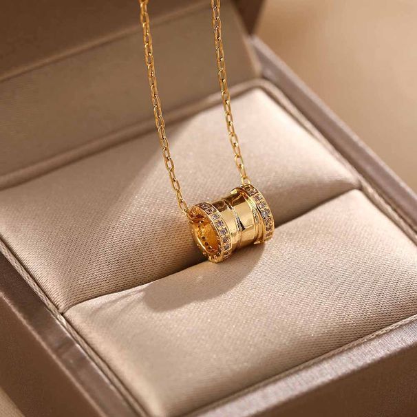 Small Waist Necklace, Internet Celebrity Temperament, Simple Copper Inlaid Zircon Collarbone Chain, Female Light Luxury_ipsvogv.com
