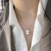 Yin Ruitai S Pure Silver Square Brand English Letter Necklace With A Female Crowd Design, Simple And Popular, Light_ipsvogv.com
