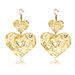 Women’s Jewelry Set Fashion Hollow Heart Tassel Earrings Personality Versatile Gold Plated Stainless Steel Earrings Light Luxury High End_ipsvogv.com