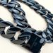 Black Vacuum Plating 316L Stainless Steel Width 32mm Very Heavy 40-55cm Big Necklace_ipsvogv.com