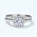 Chinese Valentine's Day S925 Silver Moissanite Ring Female Luxury Group Inlaid Finger Ring Noble, Elegant And Charming_ipsvogv.com