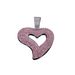 Unisex Alloy Necklace Men And Women's New Big Heart Pendant Hip Hop Personality Fashion Rap Diamond Pendant_ipsvogv.com