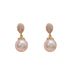 S Silver Needle Exquisite Small Micro-Paved Zircon Teardrop Pearl For Women Fashion Light Luxur Elegant Earrings_ipsvogv.com