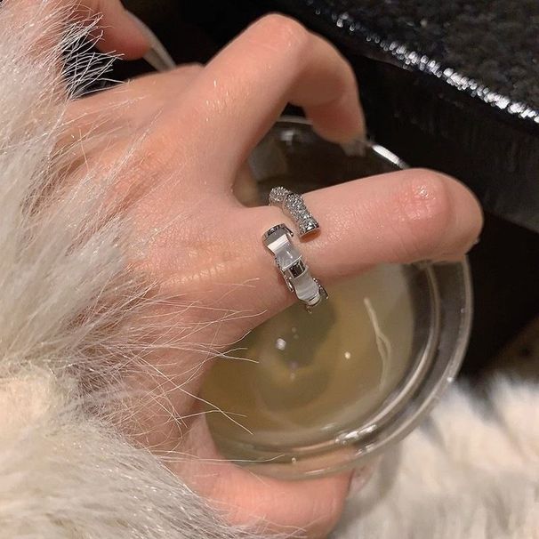 by Step High Bamboo Knot Ring For Women 2024 Fashion Style, Niche Design, High-end Feel, Zircon Open Index Finger Ring_ipsvogv.com