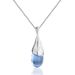 Yaxinyi S Silver Droplet Cat's Eye Stone Necklace For Women, Simple Gentle Necklace, Versatile And Elegant Elegance,_ipsvogv.com