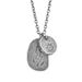 Trendy brand lightning ghost hand double necklace retro old literary style praying hand sun pendant_ipsvogv.com