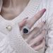 Zirconia Luxurious With Inlaid Love Purple Full Diamond Ring For Women, Light Luxury, Elegant And Versatile, Internet Women, Luxury, Versatile,_ipsvogv.com