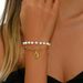 Unisex Hot Selling Jewelry Retro And Elegant Temperament Interval Pearl Bracelet Double Layer Hollow Double Layer Stacking Bracelet_ipsvogv.com