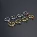 Unisex Simple Style Square Colored Diamond Zircon CZ Ring Female Index Finger Ring Opening Adjustable Ins Style_ipsvogv.com