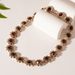 Retro light luxury style diamond round geometric flower-shaped clavicle chain bracelet combination_ipsvogv.com