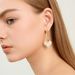 Unisex Real Gold Brass Electroplating Fashionable Full Diamond Heart Personality Earrings Sweet Temperament Earrings_ipsvogv.com