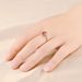 Korean Version Temperament Light Luxury Style Slightly Inlaid Red For Women's Popular Open Diamond Ring_ipsvogv.com