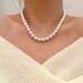4-12MM Glass Pearl Necklace Texture Collar Chain Women's French Small Fragrance Versatile_ipsvogv.com